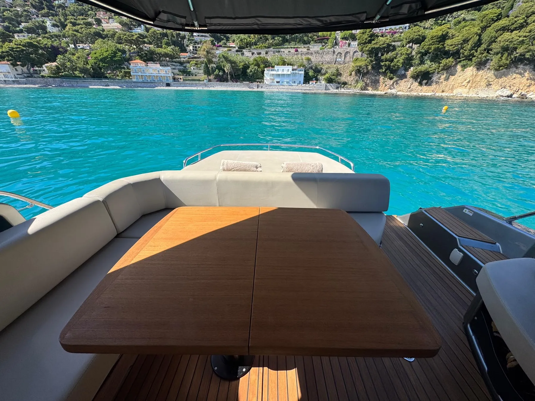 Andiamo — aboard.