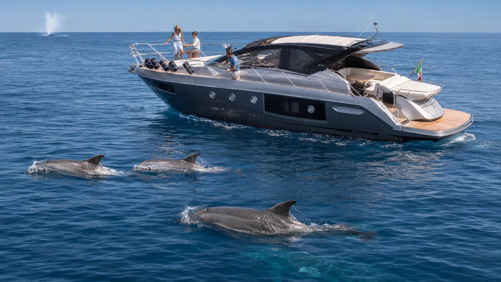 Andiamo — aboard.