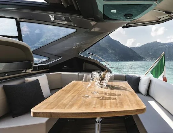 Andiamo — aboard.